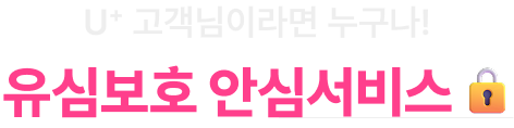 피싱, 해킹 안심서비스